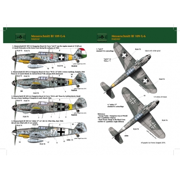 HAD48107 Bf 109 G-6 (3 Hungarian; 1 Luftwaffe)