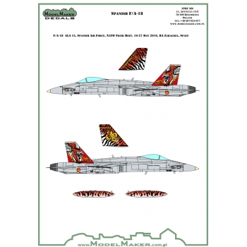 D48090A SPAIN F/A-18 30 YEARS OF ALA 15 - NATO TIGER MEET 2016 for Kinetic