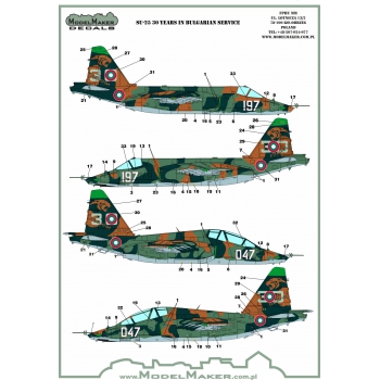 D48103 Su-25 30 Years in Bulgarian service