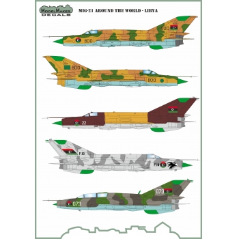 D72110 MiG-21 Around The World - Libya