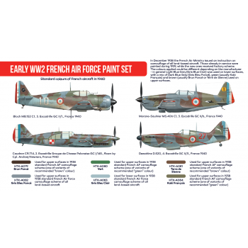 HTK-AS16 Early WW2 French Air Force paint set