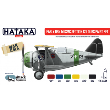 HTK-AS54 Early US Navy Section Colours paint set