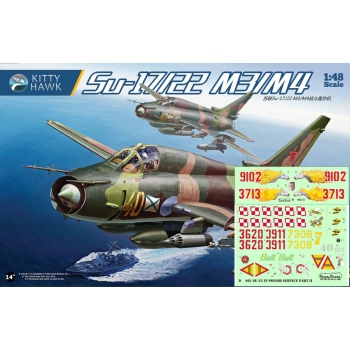 KH80144 Sukhoi Su-17M3/M4 Su-22 Fitter model + Polish decal set 1