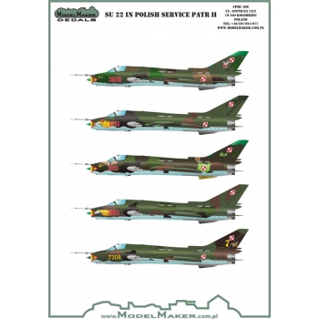 KH80144 Sukhoi Su-17M3/M4 Su-22 Fitter model + Polish decal set 1