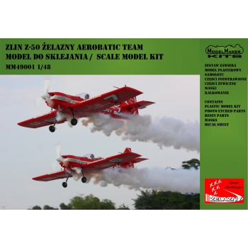 MM49001 Zlin Z-50 Żelazny Aerobatic Team 1/48 scale mode kit