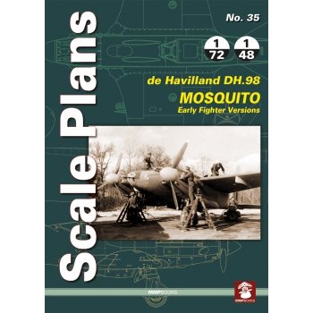 Scale Plans No. 35. De DH.98 Havilland Mosquito. Early Fighter Versions
