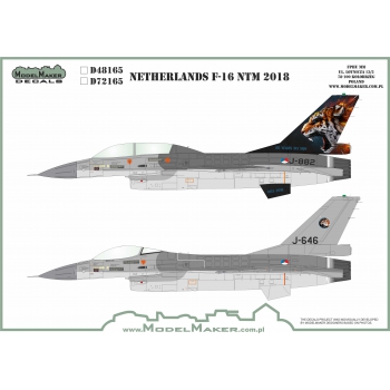 D72165 Netherlands F-16 NTM 2018