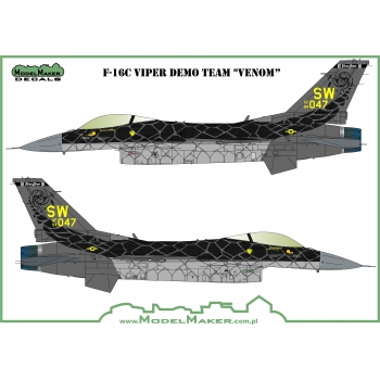D48157 F-16C Viper Demo Team "Venom”