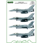 D72072 Polish F-16C/D Anniversary markings 2006-2011