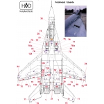 HAD72111 MiG-29 Russian Stencils