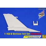 K48070 F-16A/B Vertical Tail Set [Standard] for Tamiya kit 1/48