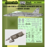 Z48005  F/A-18D VMFA-121 Green Knights + resin ATARS