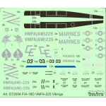 Z72006 F/A-18D VMFA-225 Vikings + resin ATARS