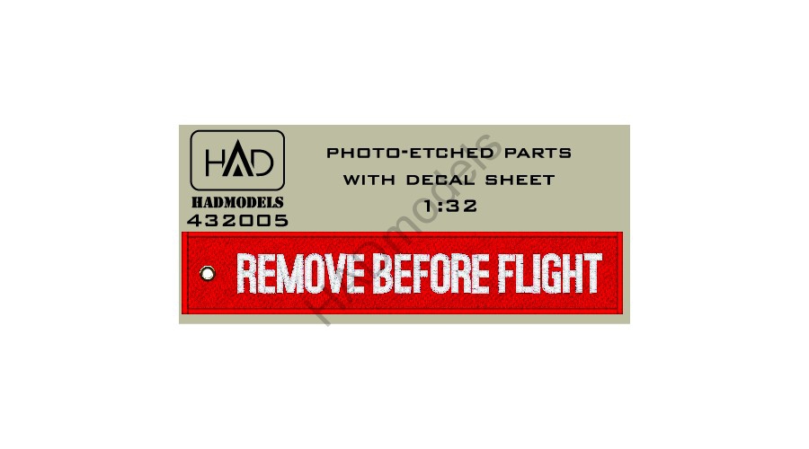 Remove Before Flight Sticker