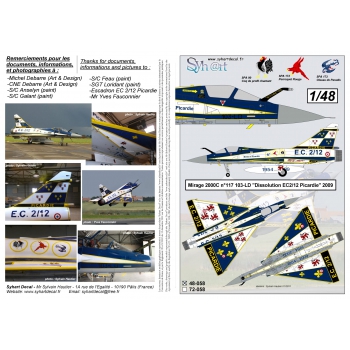 48-058 Mirage 2000C n0 117 (Dissolution EC2/12 Picardie) 2009