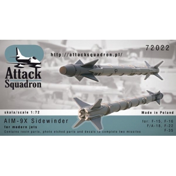 72022 AIM-9X Sidewinder 2 pcs