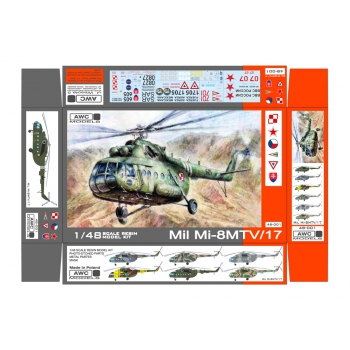 AWC48-001 Mil Mi8MTV/17 1/48 scale resin model kit