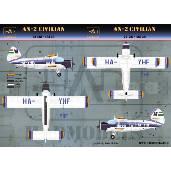 HAD48128 An-2 MALÉV old (HA-YHF)