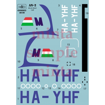 HAD48128 An-2 MALÉV old (HA-YHF)