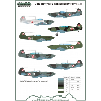 D48050 Yak-1/7/9 in Polish service vol.2