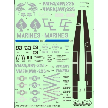 D48054 F/A-18D VMFA-225 Vikings