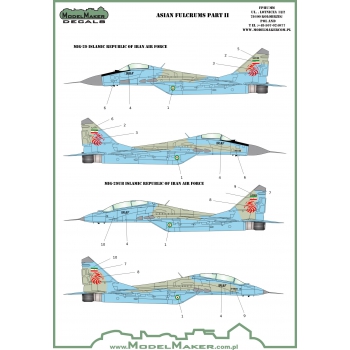 D72064a MiG-29 Asian Fulcrums part II + resin refueling probe