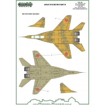 D72064a MiG-29 Asian Fulcrums part II + resin refueling probe