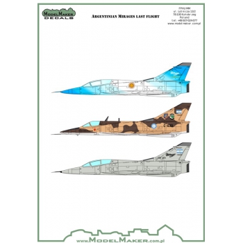D72084 Argentine Mirage Farewell