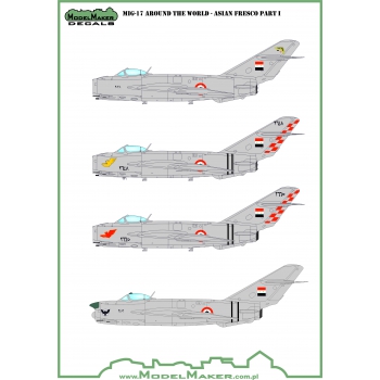 D144155 MiG-17 AROUND THE WORLD - ASIAN FRESCO PART I