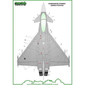 D48051A Eurofighter Typhoon  10 Years in German Air Force TLG 73 "Steinhoff”