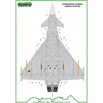 D48051A Eurofighter Typhoon  10 Years in German Air Force TLG 73 "Steinhoff”