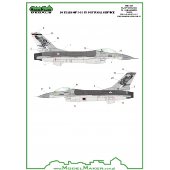 D72059 20 Years of F-16 in Portuguese service