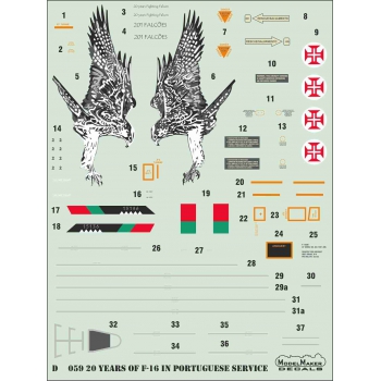 D72059 20 Years of F-16 in Portuguese service