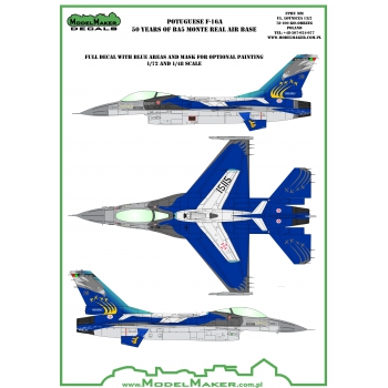 D72070 Potuguese f-16A 50 Years of BA5 Monte Real Air Base