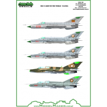 D72085 MIG-21 Around The World - Uganda 