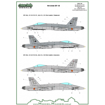 D72089 F/A-18 SPAIN STANDARD MARKINGS + STENCILS