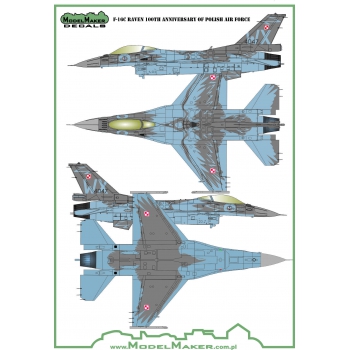 MD72138 Polish F-16C RAVEN 100th Anniversary of Polish Air Force - masks set
