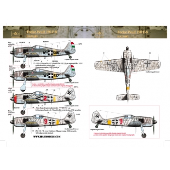 HAD72083 FW-190 F-8 red 2; 9; W-517; w505