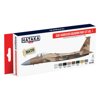 HTK-AS29 USAF Aggressor Squadron paint set vol. 1