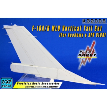 K32006 F-16A/B MLU Vertical Tail 1/32 Academy & AFV CLUB