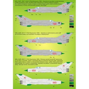 MiG-21M/MF in Polish service vol.1