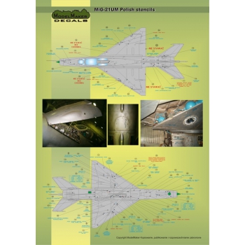 D72020 MiG-21PFM/M/MF/bis Polish stencils