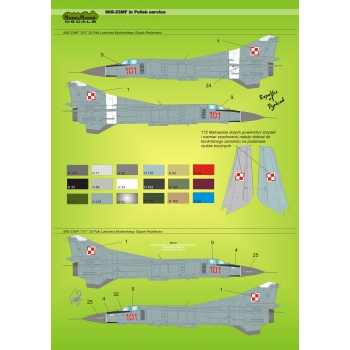 D32013 MiG-23MF in Polish service