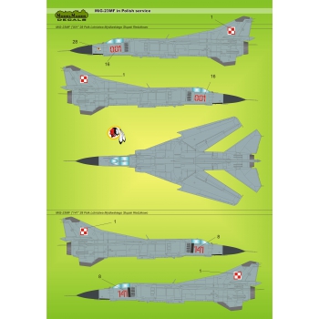 D32013 MiG-23MF in Polish service