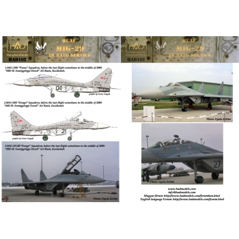 HAD32030 MiG-29 B / UB in NATO service / double sheet