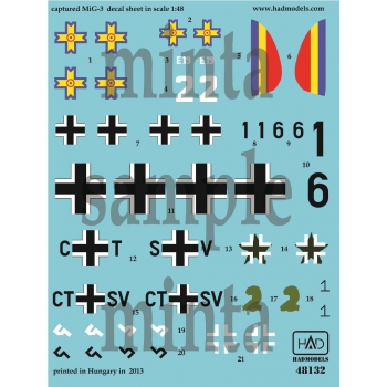 HAD48132 MiG-3 ( with Captured Rumanian and German markings)