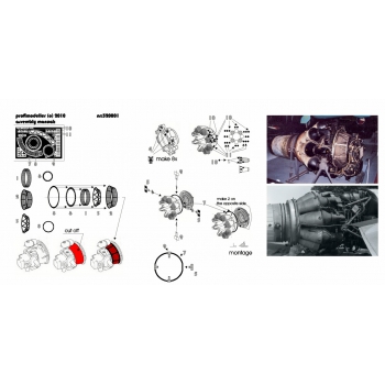 PM32001P motor detail set MiG15/17