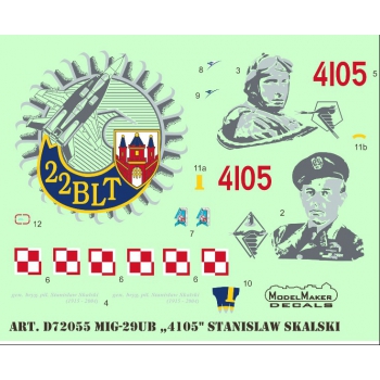 TR01677 MiG-29UB Fulcrum (Izdeliye 9.51) + Polish decal