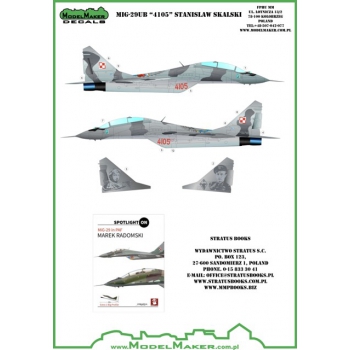 TR01677 MiG-29UB Fulcrum (Izdeliye 9.51) + Polish decal