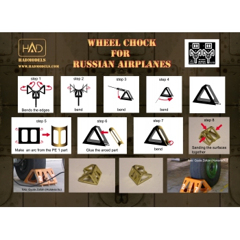 HAD472002 Wheel chock for Russian airplanes
